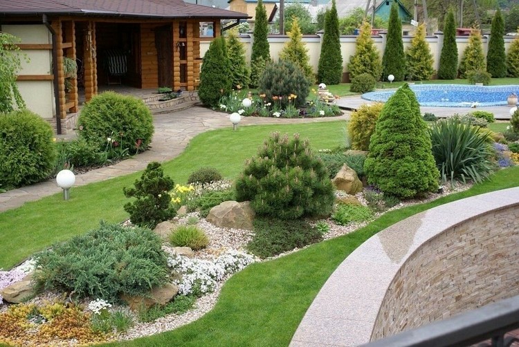 aménagement paysager du site