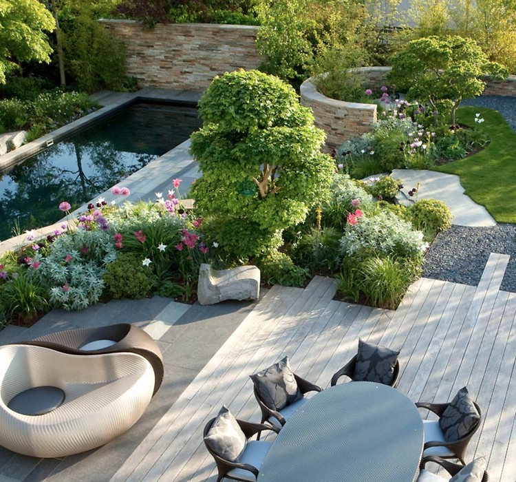 aménagement paysager du site