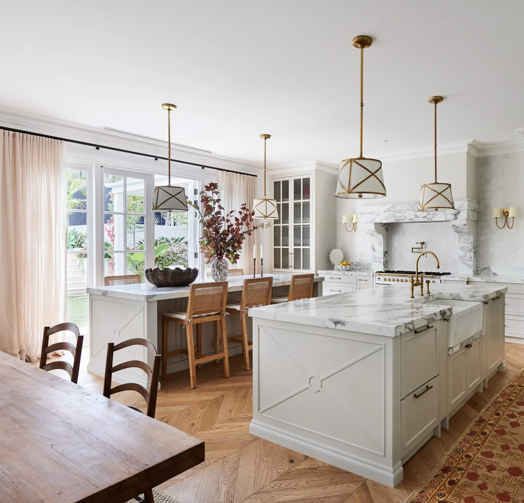 6. Sunlit Luxury with Coastal Hues (Garage Kitchen Ideas)