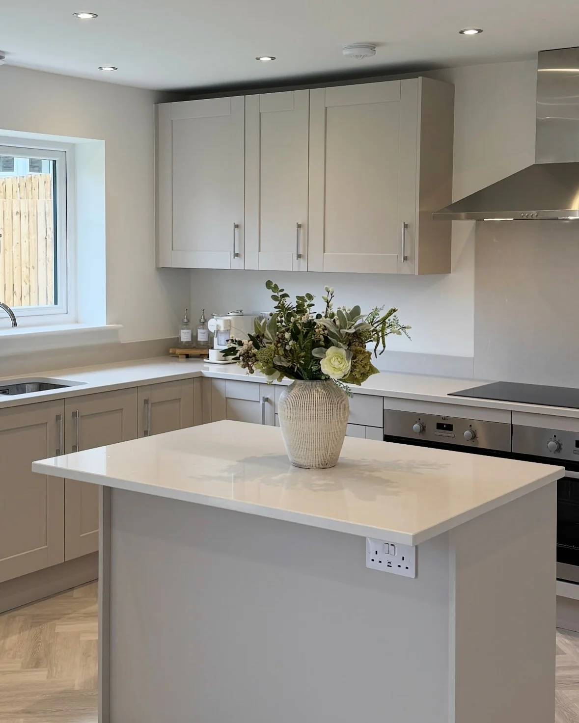 11. Simple Sophistication in Matte Beige (Beige Kitchen Ideas)