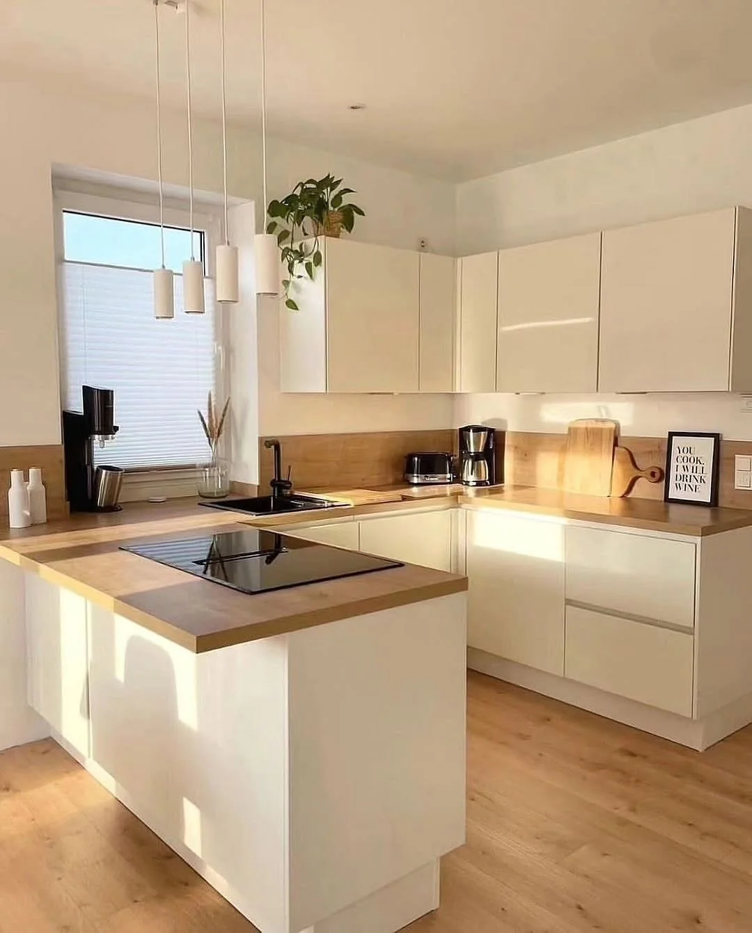 25. Scandinavian Warmth with Beige and Blond Wood (Beige Kitchen Ideas)