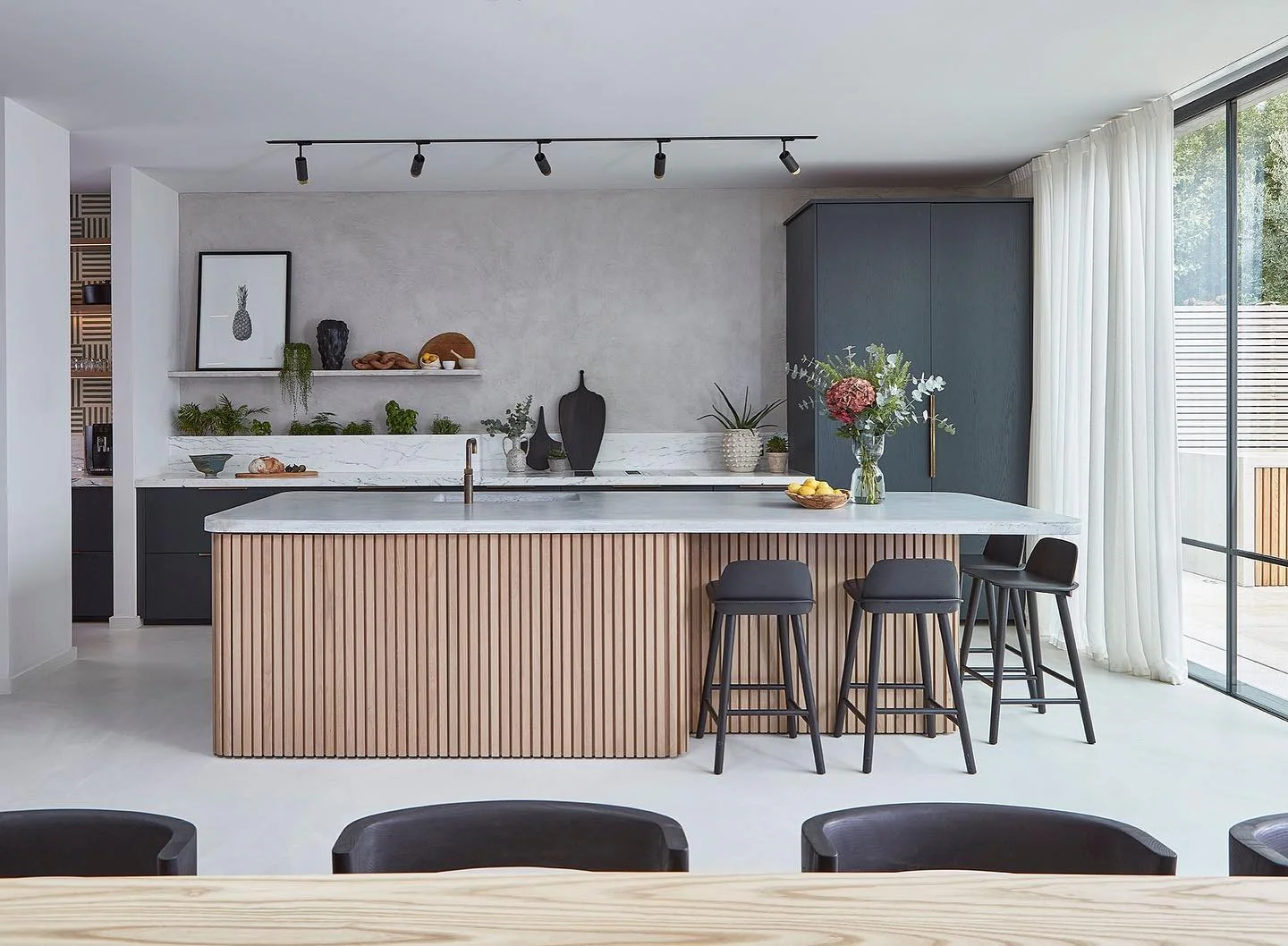 4. Soft Industrial Meets Scandinavian in Sleek Zen Kitchen (Modern Kitchen Ideas)