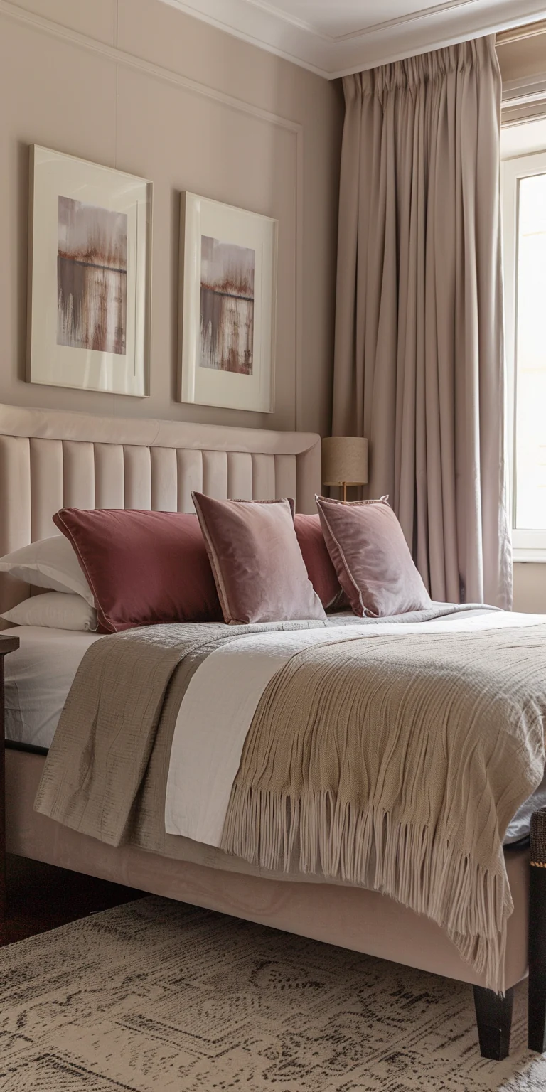 Dusty Pink Bedroom Design Ideas