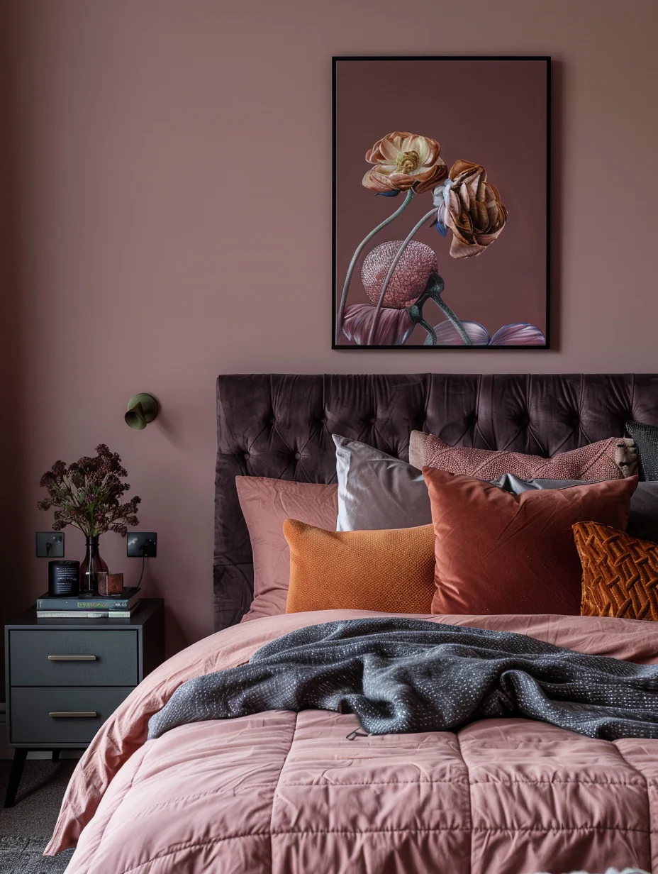 Dusky Pink Bedroom Design Ideas