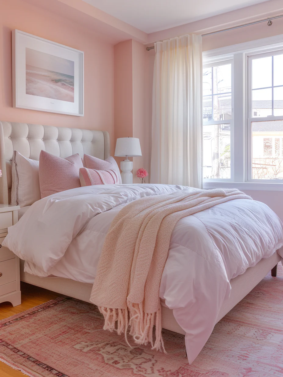 Light Pink Bedroom Design Ideas