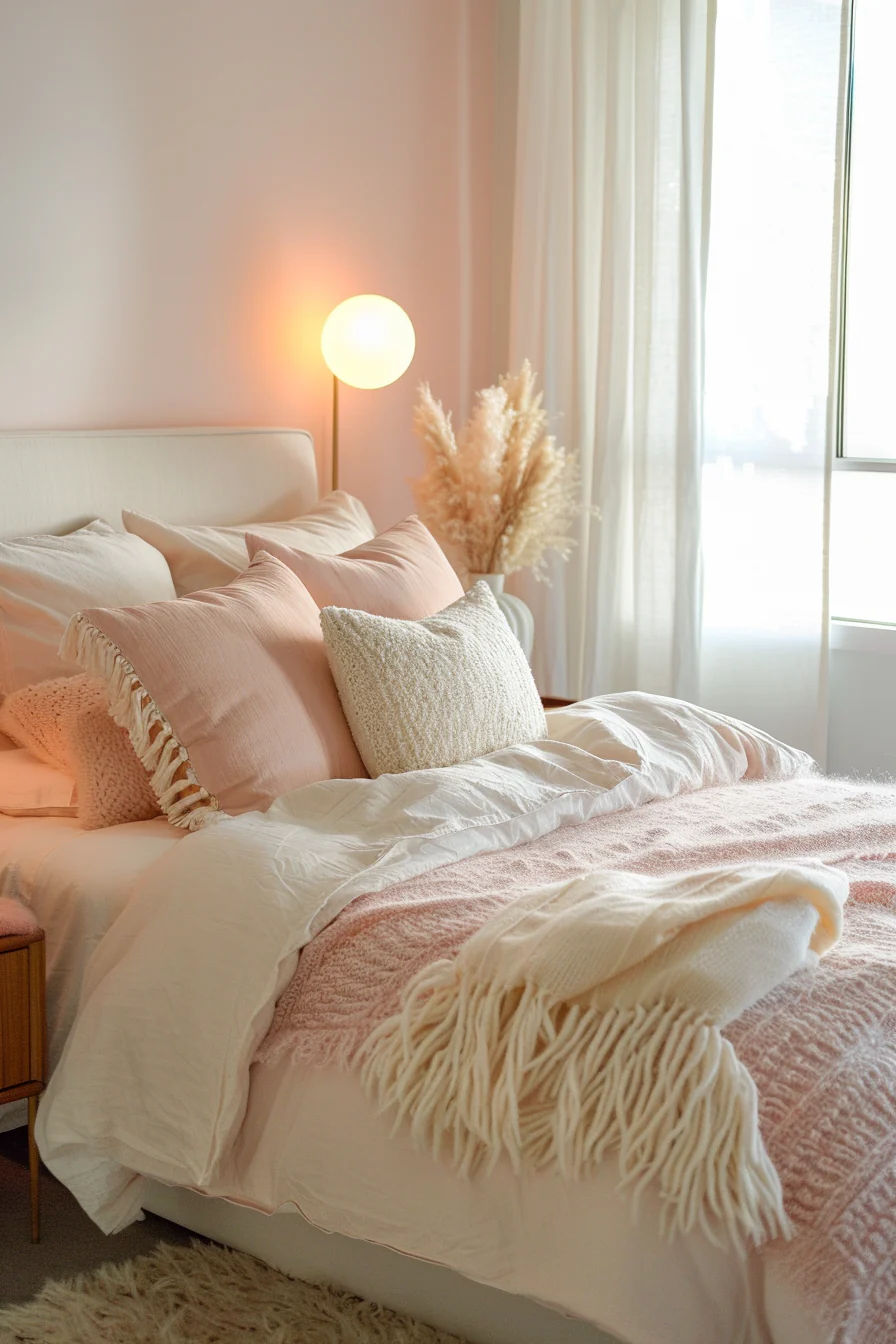 Simple Pink Bedroom Design Ideas