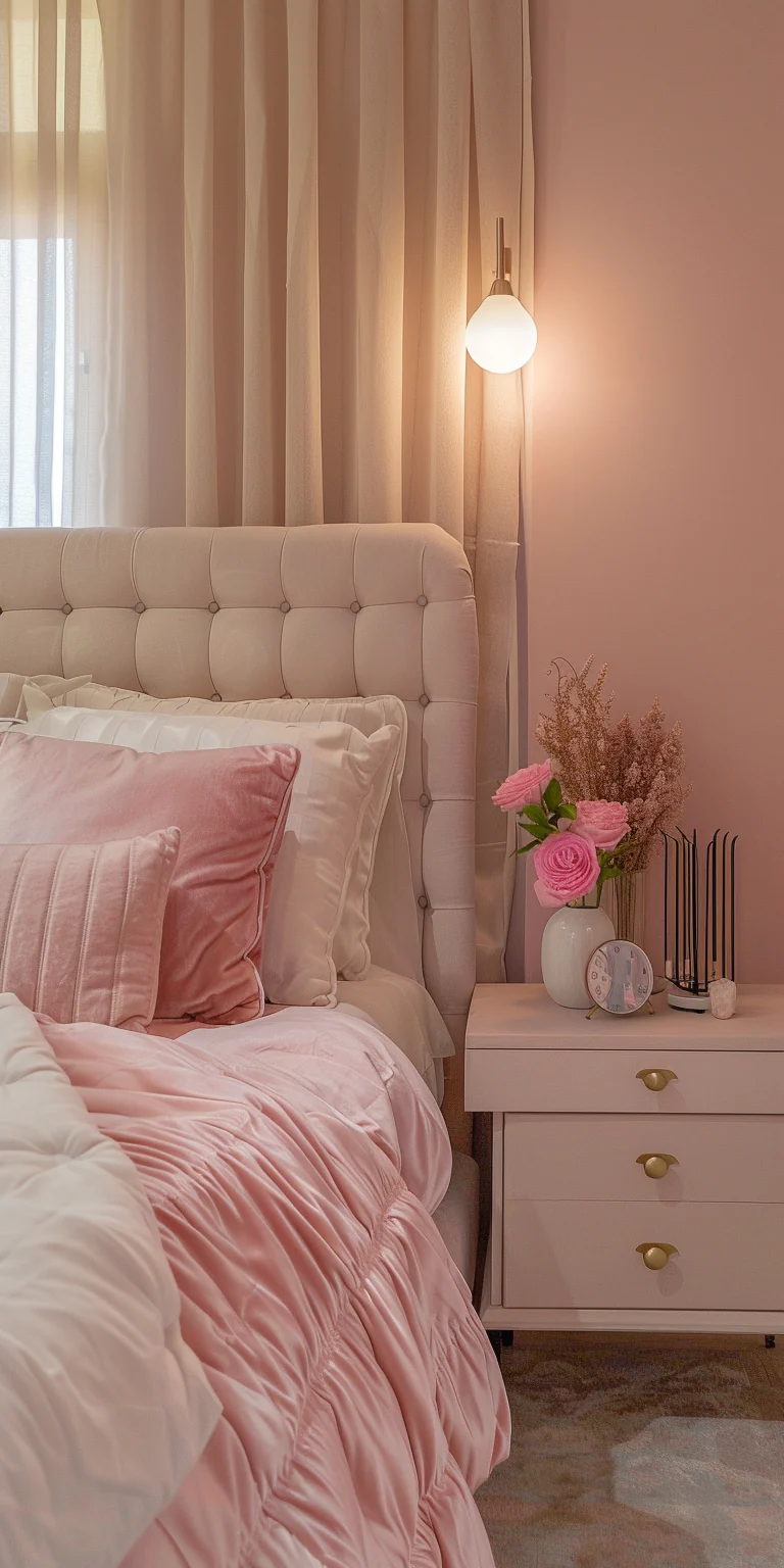 Soft Pink Bedroom Design Ideas