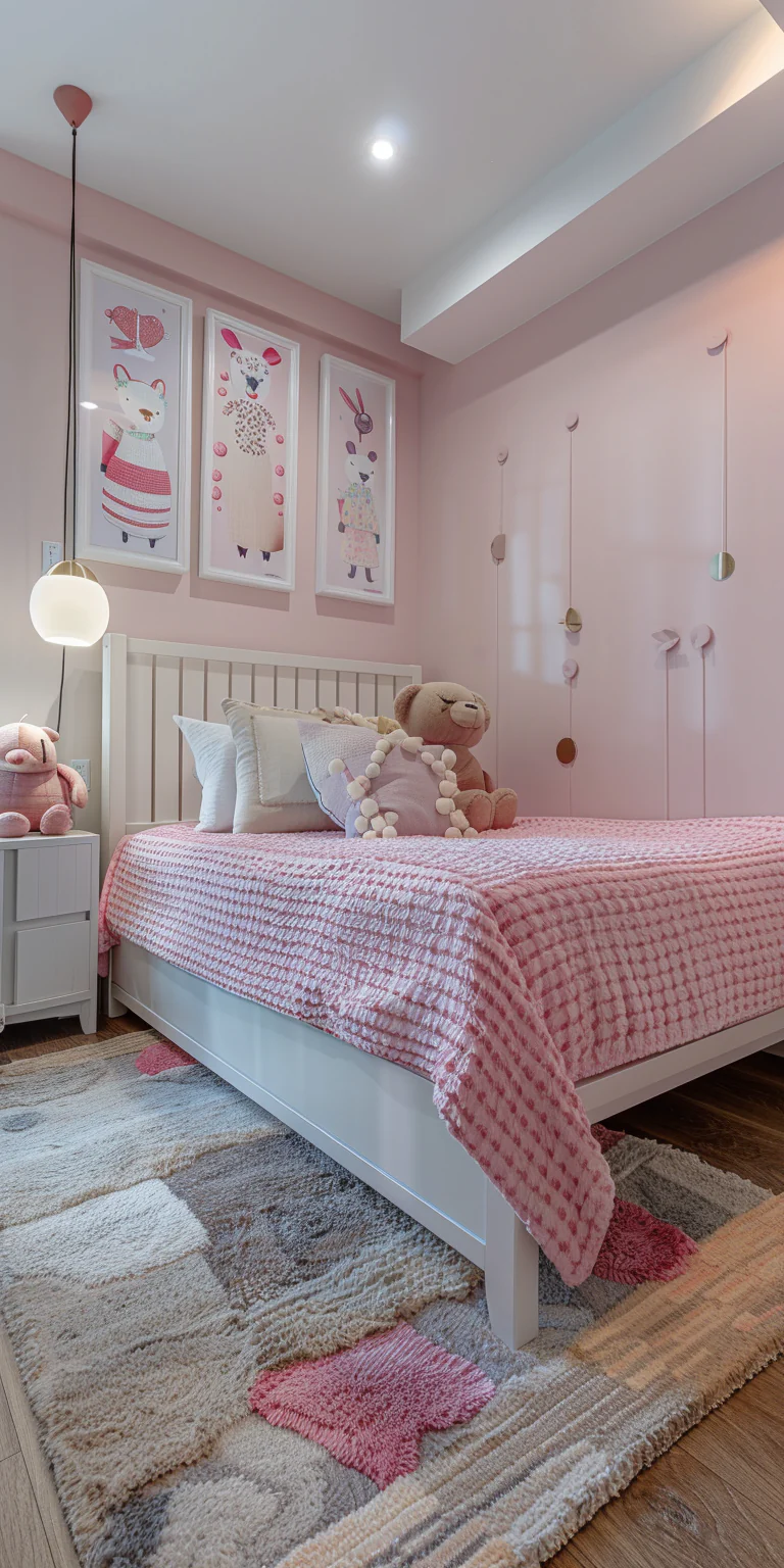 Kids Pink Bedroom Design Ideas