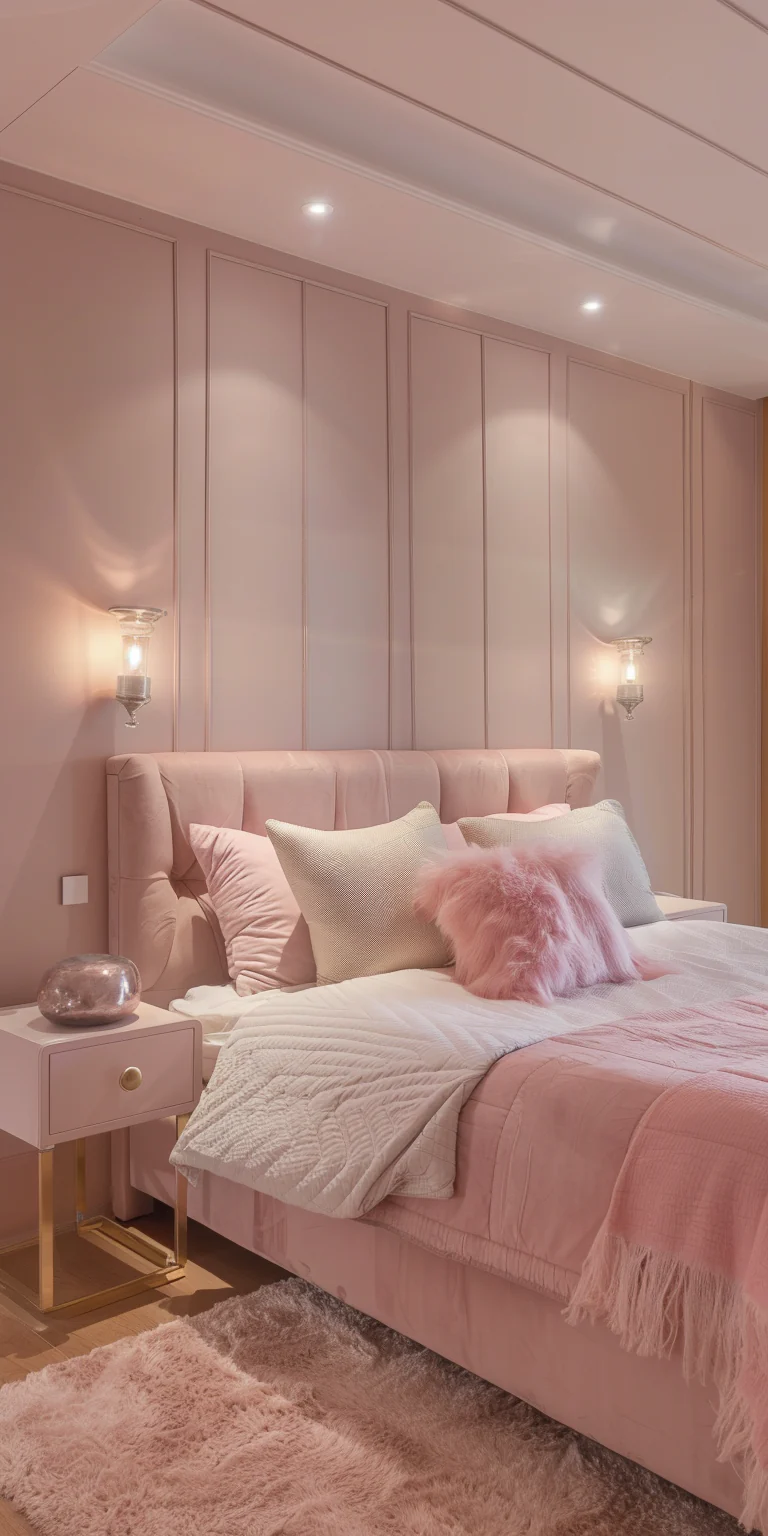 Pale Pink Bedroom Design Ideas