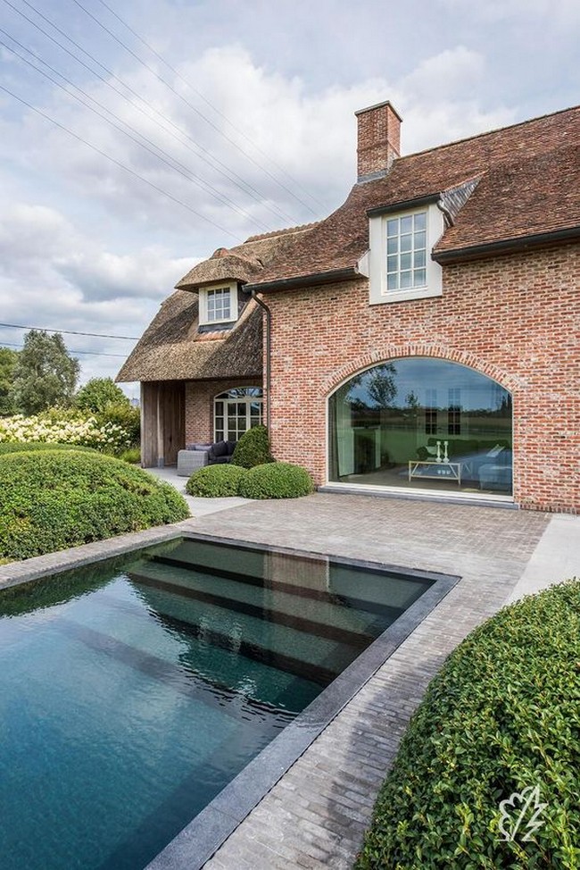 conception de cour de maison privée