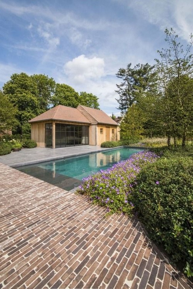 conception de cour de maison privée