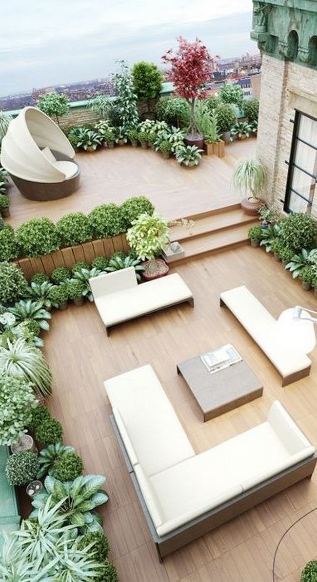 conception de cour de maison privée