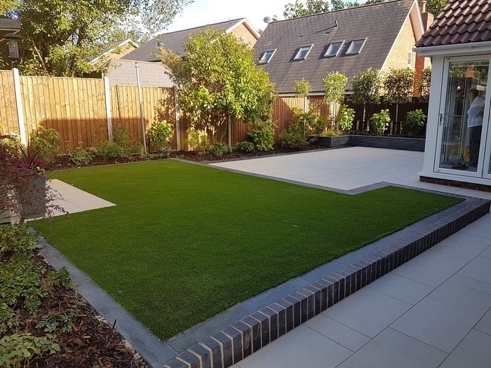 Aménagement paysager de la cour