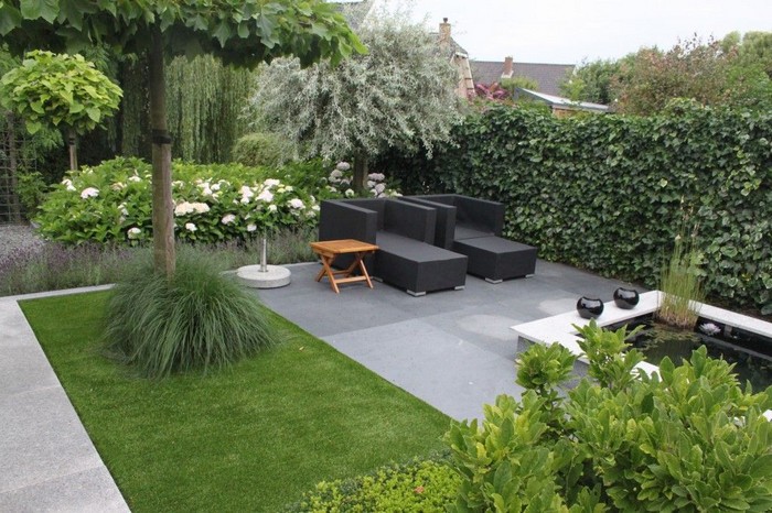 Aménagement paysager de la cour