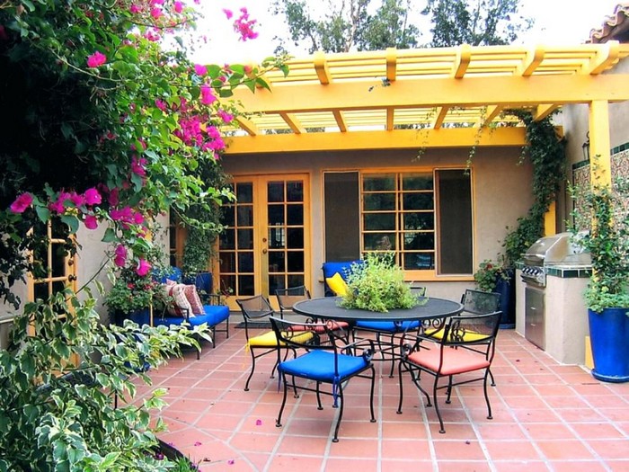 Aménagement paysager de la cour