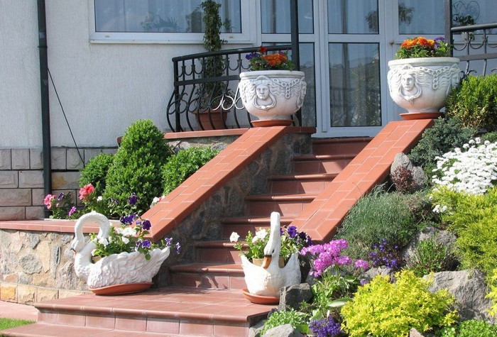 Aménagement de parterres de fleurs