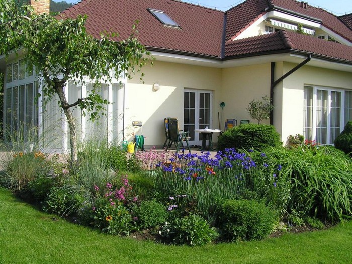 Aménagement paysager d'une parcelle de jardin