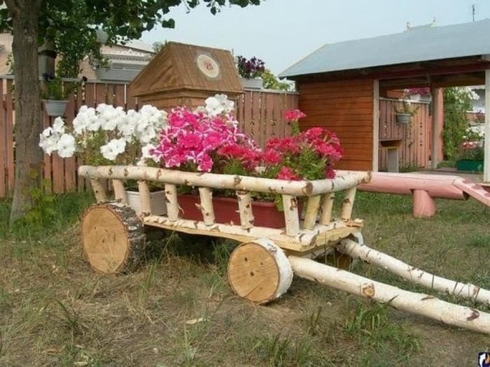 déco pour le jardin en bois