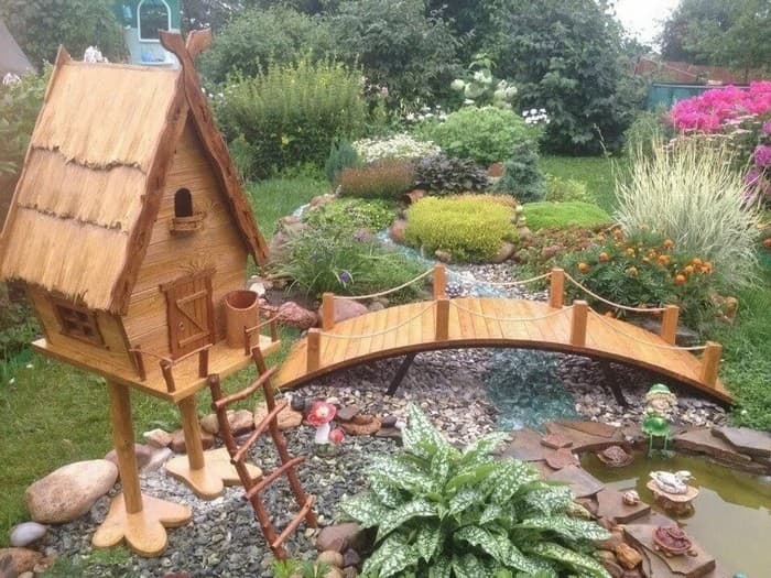 déco pour le jardin en bois