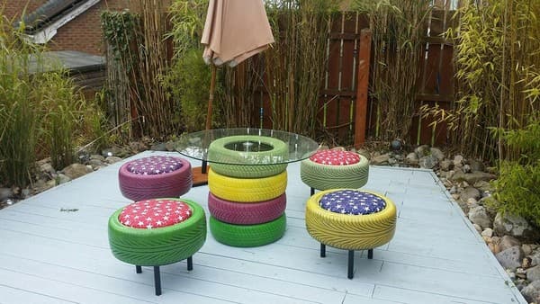 mobilier d'extérieur pour chalets d'été