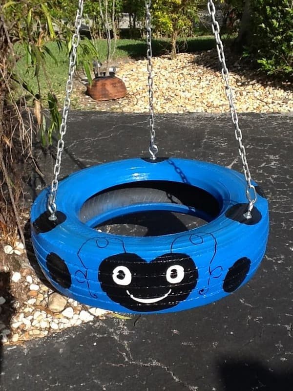 idées de jardin de pneus