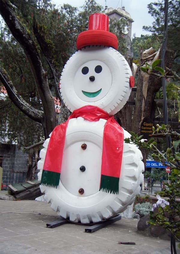 idées de jardin de pneus