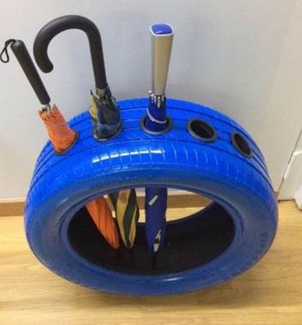 idées de jardin de pneus