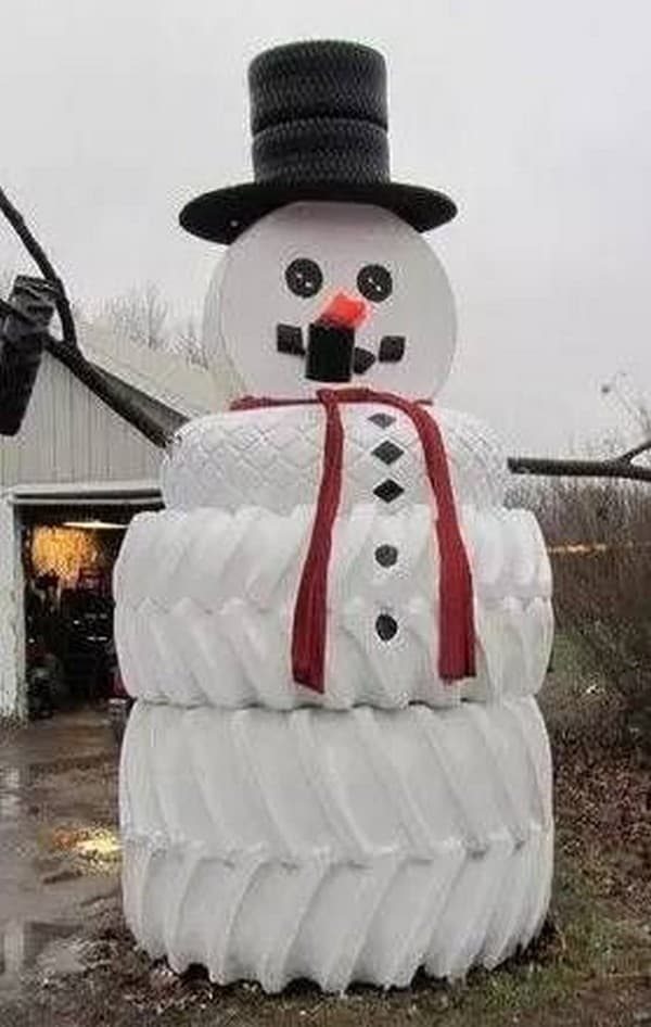 idées de jardin de pneus