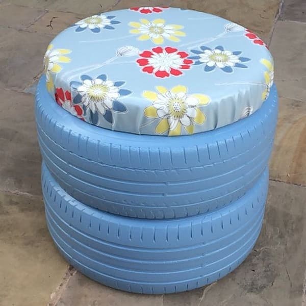 idées de jardin de pneus