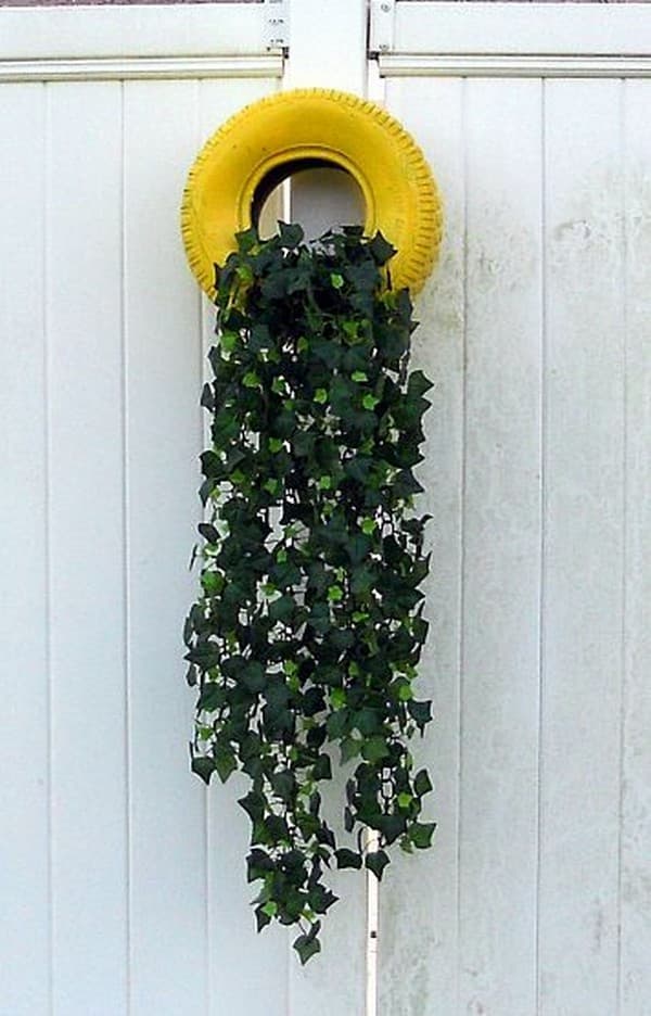 idées de jardin de pneus