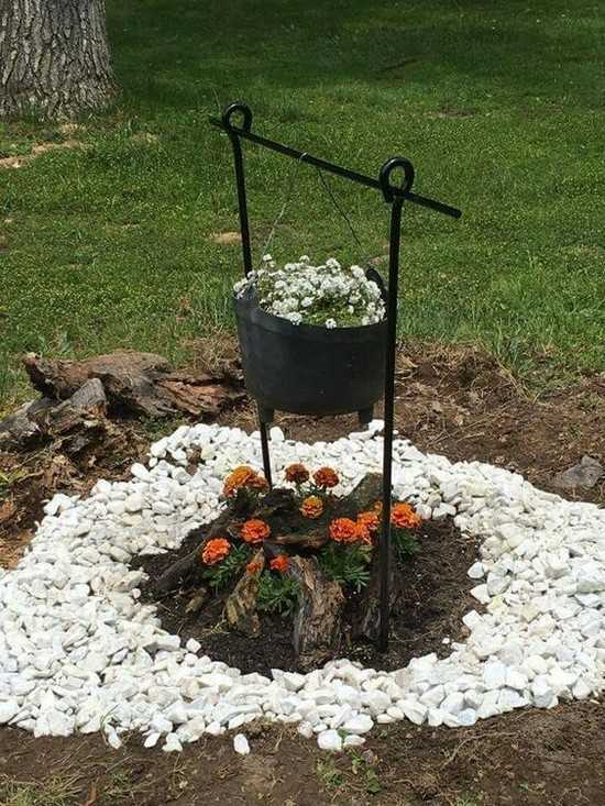 Décorations de jardin bricolage