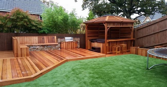 aménagement de la cour