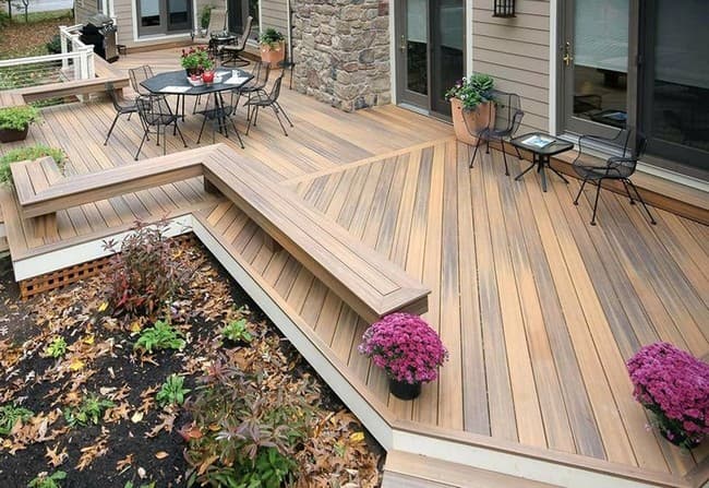 aménagement de la cour