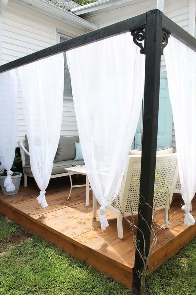 aménagement de la cour