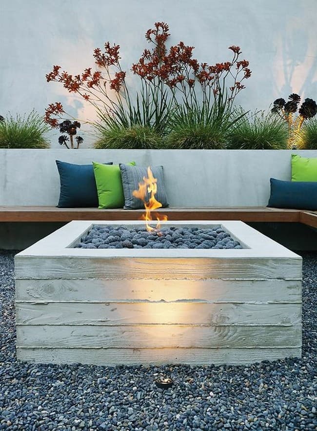 aménagement de la cour