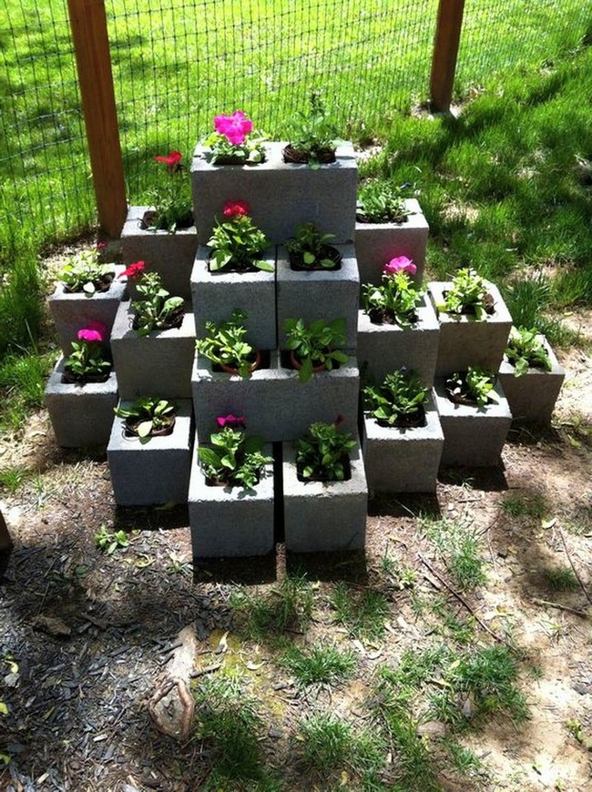 Idées pour donner du parpaing