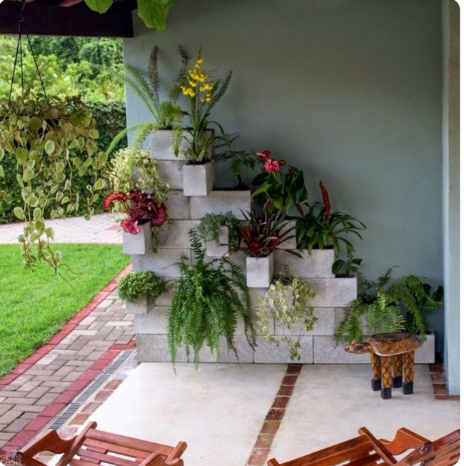 Idées pour donner du parpaing