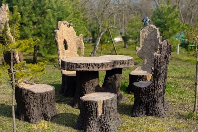 mobilier d'extérieur en bois