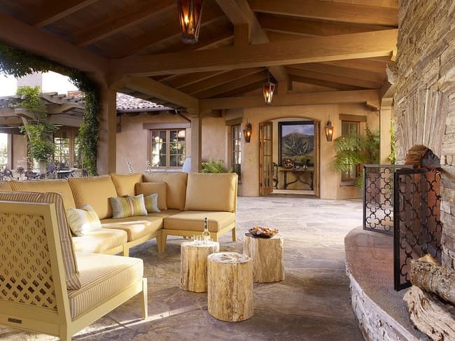 mobilier d'extérieur en bois