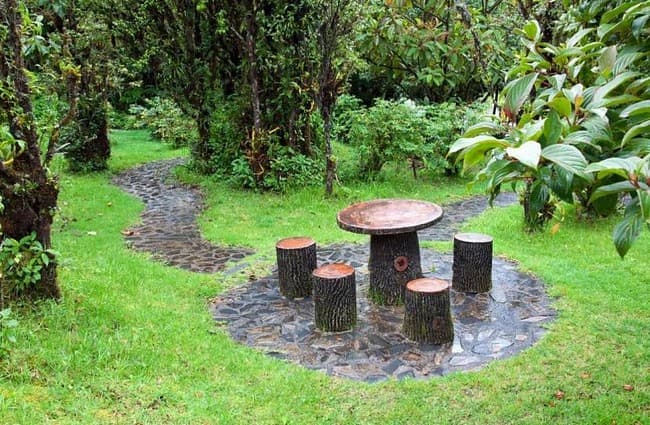 mobilier d'extérieur en bois