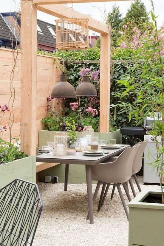 aménagement de la cour