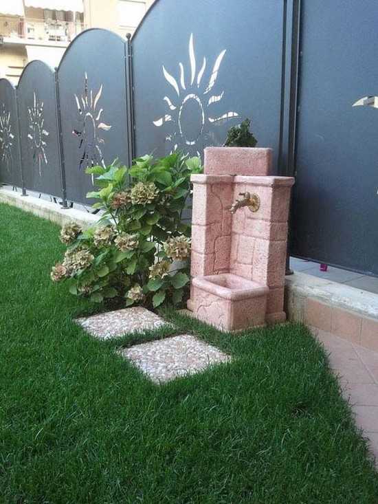 aménagement de la cour