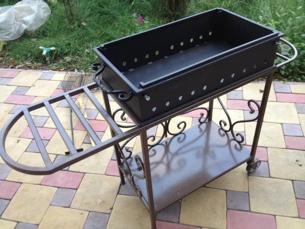 grille en fer forgé