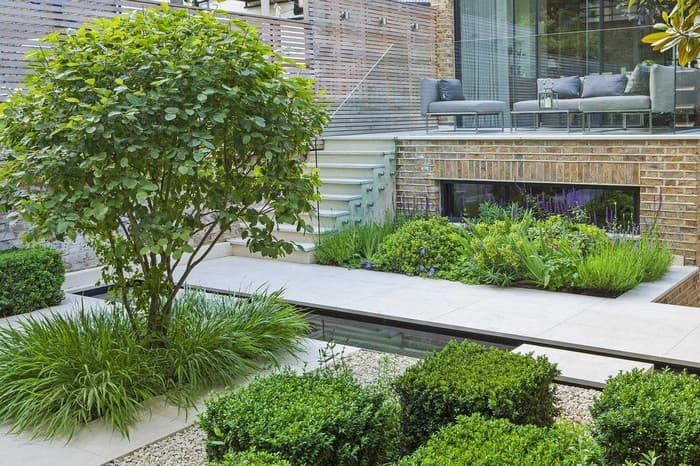 conception de la cour avant