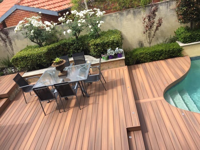 conception de cour dans une maison privée