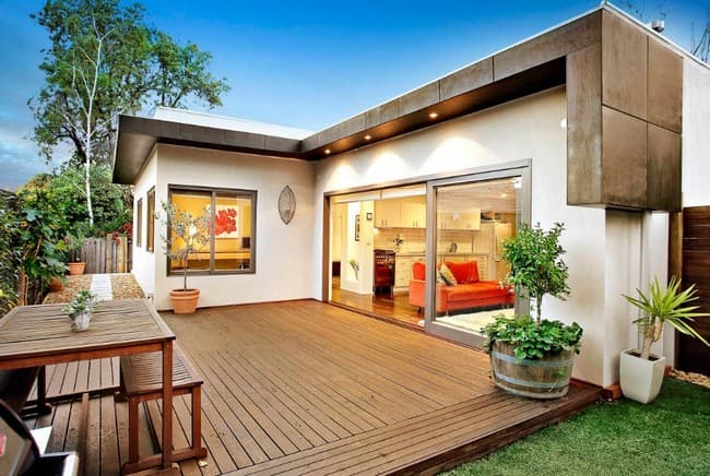 conception d'une véranda dans une maison privée