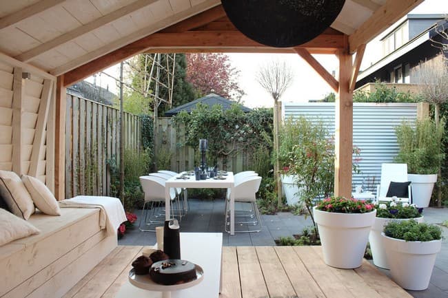 conception d'une véranda dans une maison privée