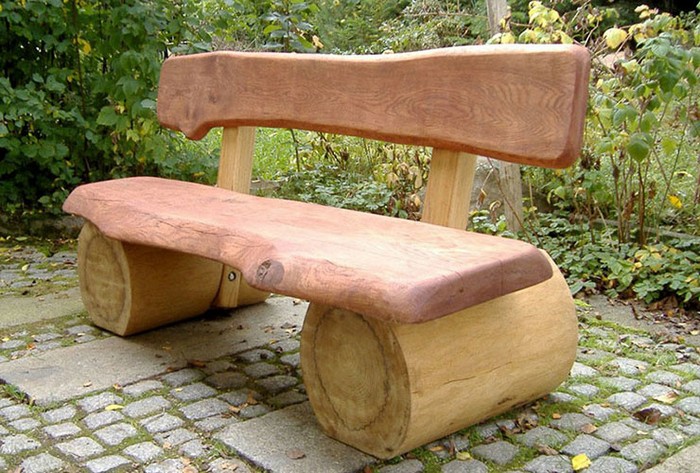 bancs en bois
