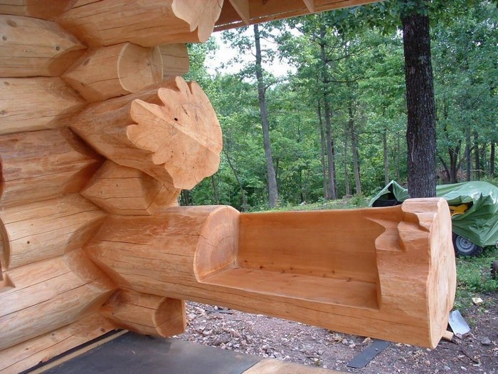 bancs en bois