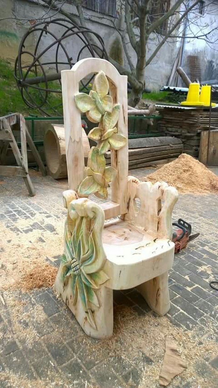 bancs en bois